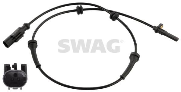 SWAG 70 10 6762 Sensor, wheel speed Rear Axle Left for FIAT